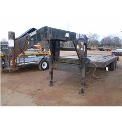 GOOSENECK B10B1 GOOSENECK TRAILER, VIN/SN:31884 - T/A, 25' LEGNTH, 102" WIDTH DOWN TAIL, RAMPS, 235/