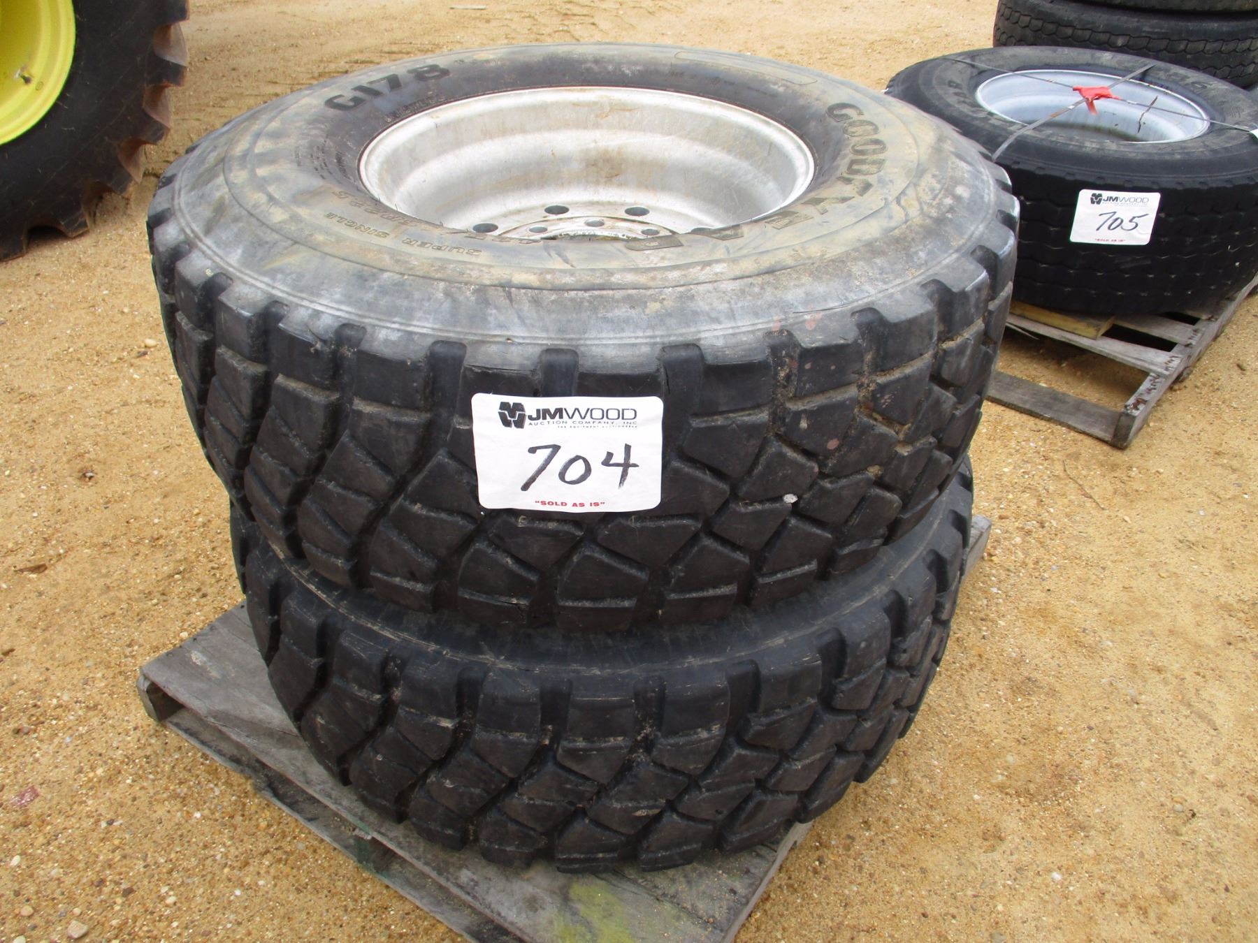 2 425 65R22 5 TIRES W ALUM RIMS 2-425-65r22-5-tires-w-alum-rims