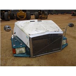 GMC TRUCK TRACTOR HOOD, WHITE