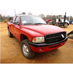 1999 DODGE DAKOTA PICKUP, VIN/SN:1B7GG22X6YS664920 - GAS ENGINE, A/T (DOES NOT RUN)