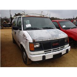1994 GMC SAFARI CARGO VAN, VIN/SN:1GTCM15Z9RB550958 - GAS ENGINE, A/T (COUNTY OWNED)