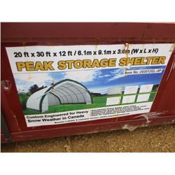 STORAGE SHELTER, - 20'X30'X12'