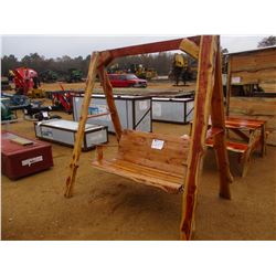 54" CEDAR SWING W/ A FRAME