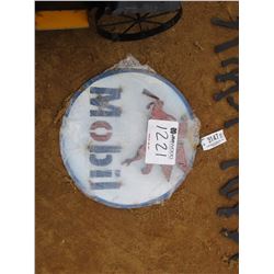 MOBIL METAL SIGN