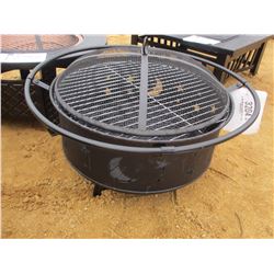 STAR AND MOON ROUND FIRE PIT