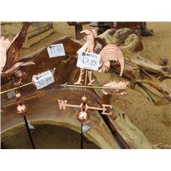 COPPER ROOSTER WIND VANE
