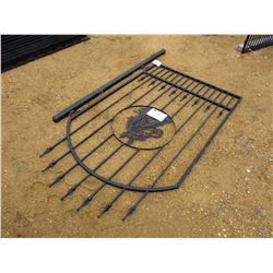 4' IRON GATE, HORSE HEAD