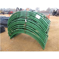 (5) ROUND HAY BALE FEEDERS