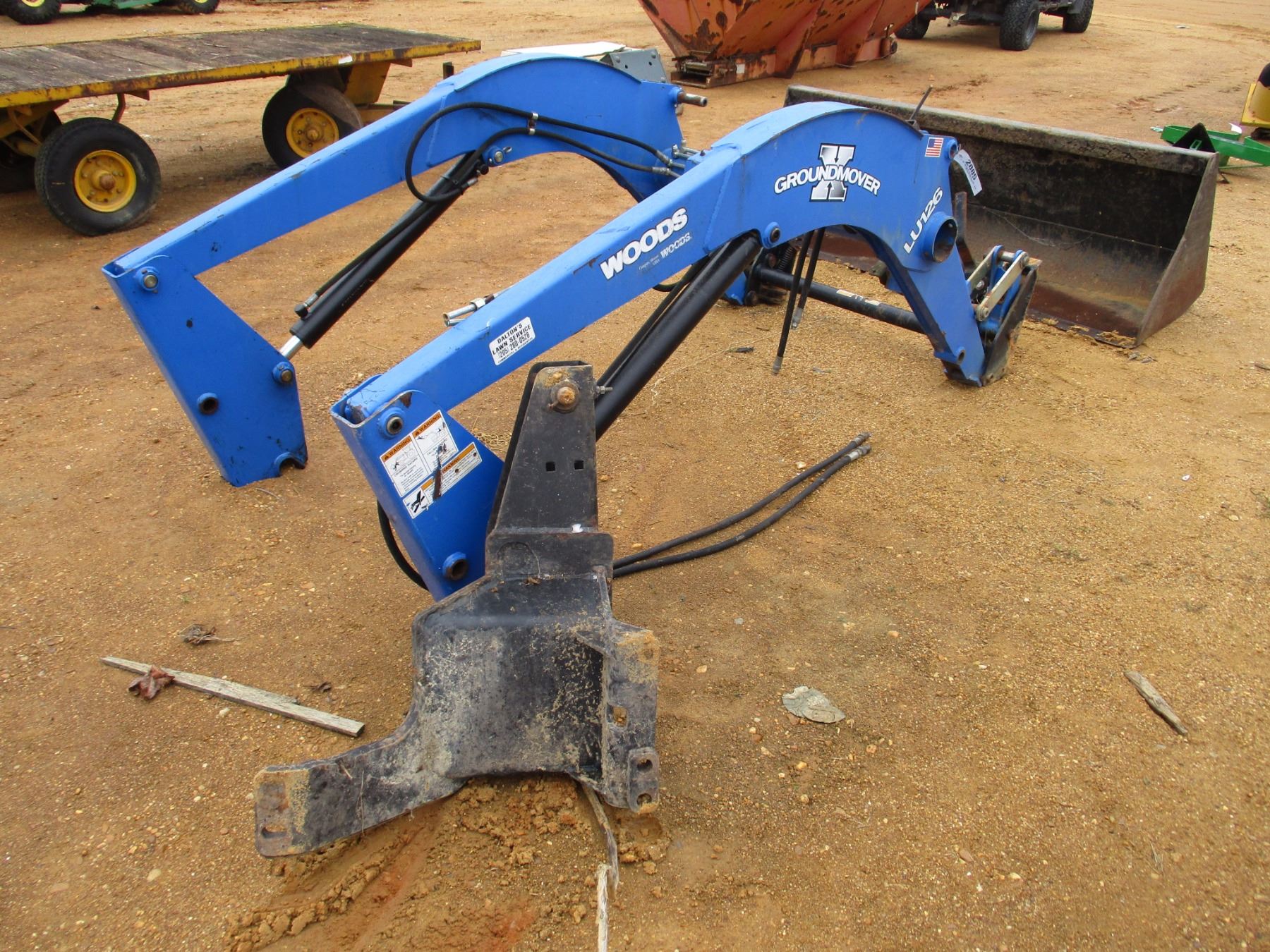 WOODS LU126 FRONT BUCKET ASSEMBLY, FITS FARM TRACTOR, W/GP BUCKET