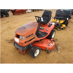 KUBOTA G2160 RIDING MOWER, VIN/SN:12595 - DIESEL ENGINE (COUNY OWNED)