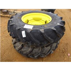 (2) 18.4-30 TIRES AND RIMS