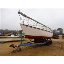 SAILBOAT - 25', WITH T/A TRAILER