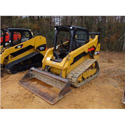 2014 CAT 259D SKID STEER LOADER, VIN/SN:FTL00544 - CRAWLER, 2 SPD, GP BUCKET, CANOPY, METER READING 