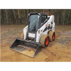 2012 BOBCAT S650 SKID STEER LOADER, VIN/SN:A3NV16032 - WHEELED, GP BUCKET, ECAB W/AIR, METER READING