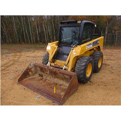 JOHN DEERE 320 SKID STEER LOADER, VIN/SN:129042 - WHEELED, GP BUCKET, ECAB W/AIR, METER READING 2,47