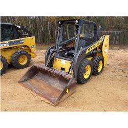 2012 NEW HOLLAND L215 SKID STEER LOADER, VIN/SN:NCM439856 - WHEELED, GP BUCKET, CANOPY, METER READIN