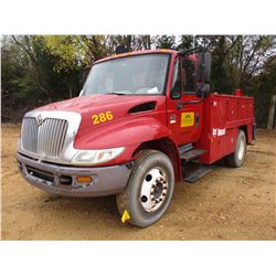 2007 INTERNATIONAL 4200 SERVICE TRUCK, VIN/SN:1HTMPAFM47H429802 - S/A, VT365 DIESEL ENGINE, 6 SPEED 