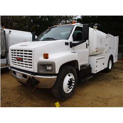 2005 GMC C6500 FUEL & LUBE TRUCK, VIN/SN:1GDJ6C1C95F504382 - S/A, CAT DIESEL ENGINE, A/T, 1000 GAL D