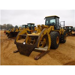 2004 CAT 966G SERIES II WHEEL LOADER, VIN/SN:ANZ00928 - CAT FORKS W/TOP CLAMP, ECAB W/AIR, 26.5-25 T