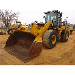 2012 CAT 950K WHEEL LOADER, VIN/SN:R4A00987 - GP BUCKET, RIDE CONTROL, REAR CAMERA, ECAB W/AIR, 25.5