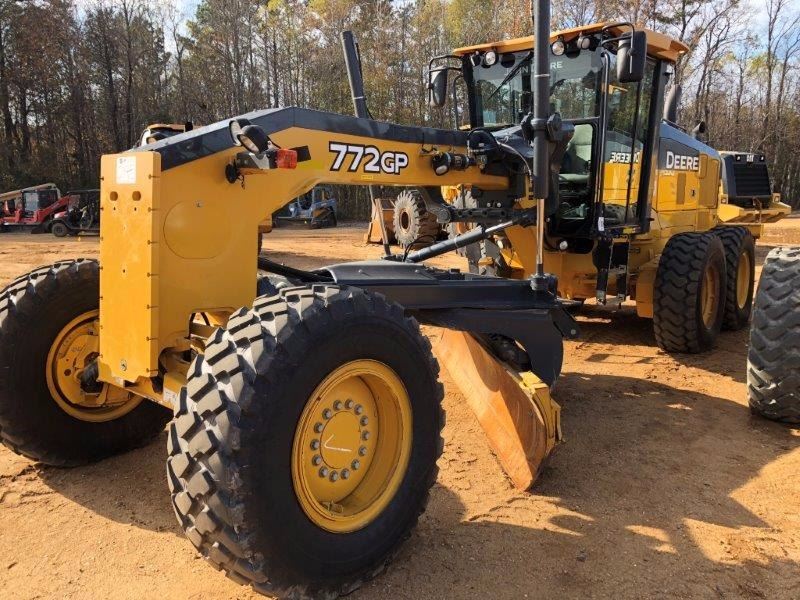 2014 JOHN DEERE 772GP MOTOR GRADER, VIN/SN:661529 - 12' MOLDBOARD W/TIP ...
