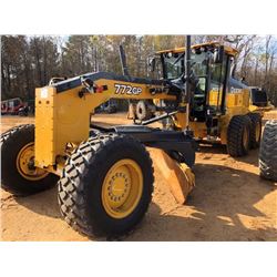 2014 JOHN DEERE 772GP MOTOR GRADER, VIN/SN:661529 - 12' MOLDBOARD W/TIP CONTROL, REAR RIPPER, AUTO S