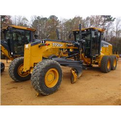 2014 JOHN DEERE 772GP MOTOR GRADER, VIN/SN:661357 - 12' HYD, MOLDBOARD, REAR RIPPER, AUTO SHIFT, EH 