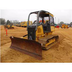 2008 JOHN DEERE 450J LGP CRAWLER TRACTOR, VIN/SN:165377 - 6 WAY BLADE, CANOPY, SWEEPS, SCREENS, METE