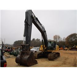 2013 JOHN DEERE 350GLC HYDRAULIC EXCAVATOR, VIN/SN:809394 - 13' STICK, 60" BUCKET, ECAB W/AIR, METER