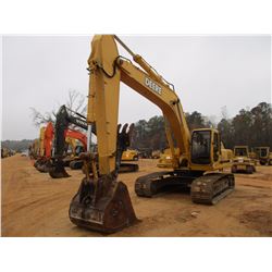 JOHN DEERE 330LC HYDRAULIC EXCAVATOR, VIN/SN:080804 - 9' -6" STICK, 54" BUCKET, ECAB W/AIR, METER RE