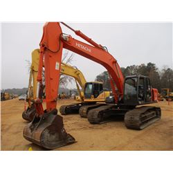 2008 HITACHI ZX270LC-3 HYDRAULIC EXCAVATOR, VIN/SN:820018 - 10' STICK, 60" BUCKET, ECAB W/AIR, METER
