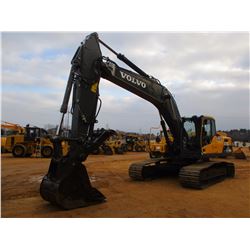 2013 VOLVO EC250DL HYD EX, VIN/SN:210059 - 9' 6" STICK 42" BUCKET, HYD THUMB, ECAB W/AIR, METER READ