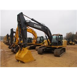 2011 JOHN DEERE 200DLC HYDRAULIC EXCAVATOR, VIN/SN:512675 - 9'6" STICK, 54" BUCKET, AUX HYD, ECAB W/