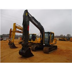 2007 VOLVO EC140BLC HYDRAULIC EXCAVATOR, VIN/SN:K00012847 - 9'10" STICK, 36" BUCKET, ECAB W/AIR, MET