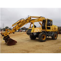 2010 BADGER 1085C WHEELED EXCAVATOR, VIN/SN:100702 - 60" CLEANOUT BUCKET, WRIST-A-TWIST, ECAB W/AIR,