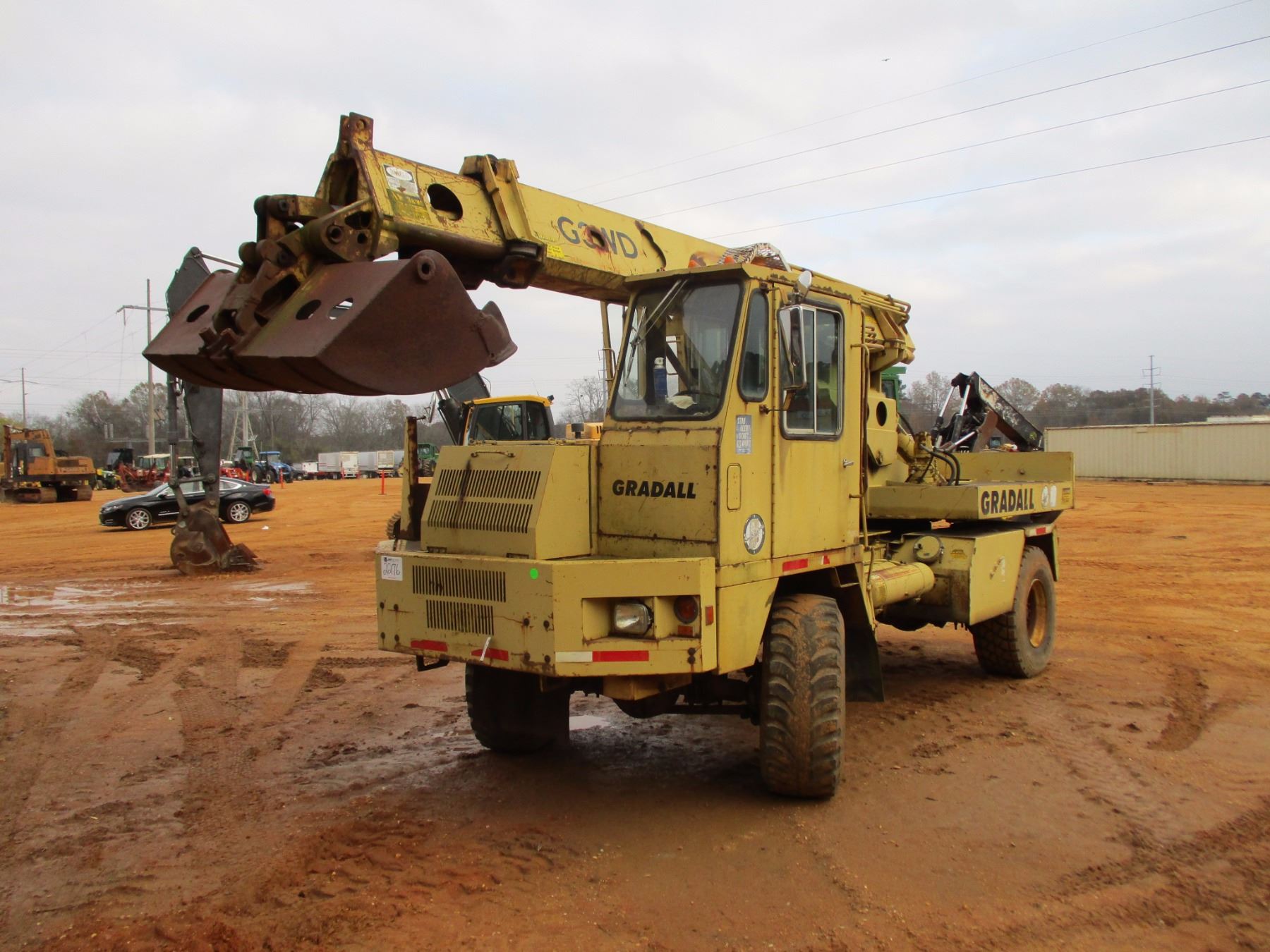 GRADALL G3WD WHEELED EXCAVATOR VIN/SN:0138243/G87D157 70 quot CLEANOUT GRADALL G3WD WHEELED EXCAVATOR VIN/SN:0138243/G87D157 70 quot CLEANOUT