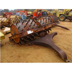 9' DOUBLE DRUM SHEEPFOOT ROLLER