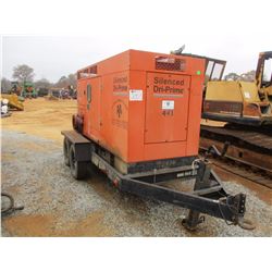 GODWIN SILENCED DRY -PRIME 8" PUMP, - JOHN DEERE DIESEL ENGINE, MTD ON T/A TRAILER, PINTLE HITCH, ME