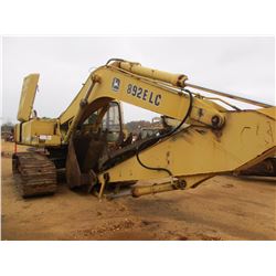 JOHN DEERE 892E HYDRAULIC EXCAVATOR, VIN/SN:012082 - 13' STICK, 48" BUCKET, THUMB, ECAB (DOES NOT OP