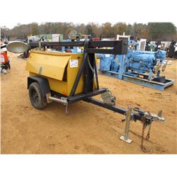 GENERATOR/LIGHT PLANT, - KUBOTA DIESEL ENGINE, TOWABLE, METER READING 2,651 HOURS