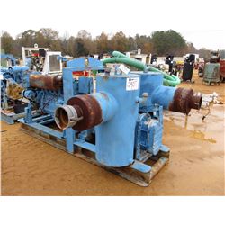 THOMPSON 7400 PUMP, - 6" DEUTZ DIESEL ENGINE, SKID MOUNTED