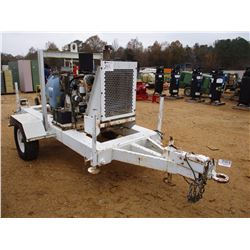 WATER PUMP, VIN/SN:8092 - COMPLETE 4", DIESEL ENGINE, MOUNTED ON S/A TRAILER, 4" HOSE (COUNTY OWNED)