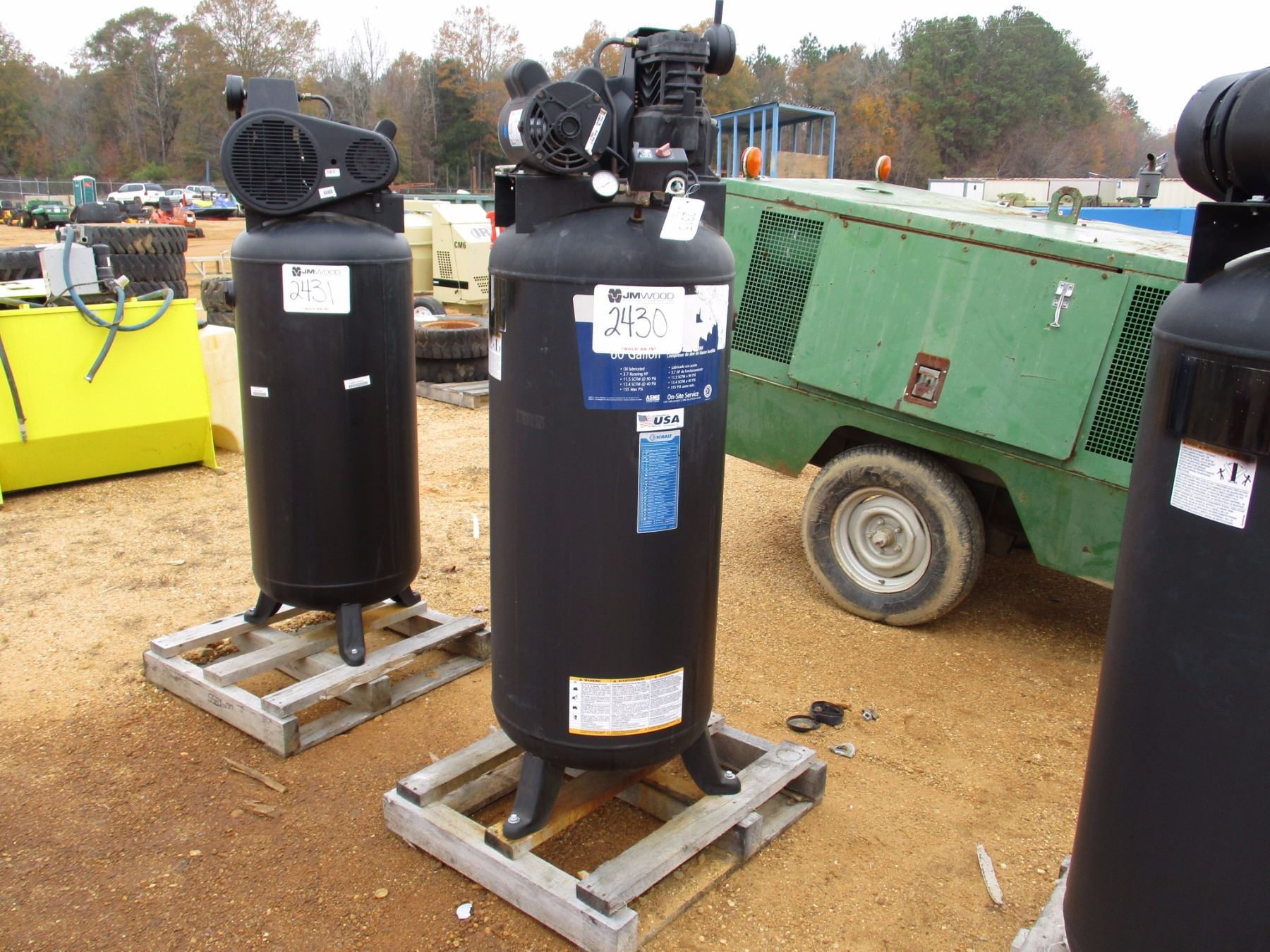 AIR COMPRESSOR, UPRIGHT, 60 GAL, 230 VOLT