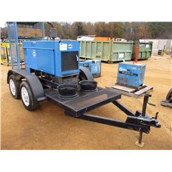 MILLER 550 WELDER, VIN/SN:1399204 - GENERAL MOTOR DIESEL ENGINE, MTD ON T/A TRAILER, ODOMETER READIN