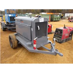 LINCOLN ARC WELDER SA-250 GENERATOR, - GAS ENGINE, MTD S/A TRAILER, METER READINGS 1209 HOURS