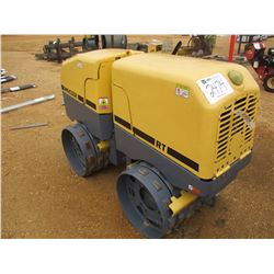 2012 WACKER RT TRENCH ROLLER, VIN/SN:20017266 - 32" DRUMS, VIBRATORY, METER READING 312 HOURS (REMOT