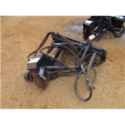 CONEQTEC STUMP GRINDER, - FITS SKID STEER LOADER