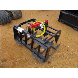48" BUCKET GRAPPLE W/TOP CLAMP, FITS SKID STEER LOADER