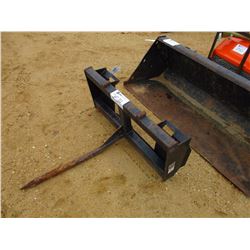 KUBOTA L223 HAY SPEAR, - FITS SKID STEER LOADER (USDA OWNED)