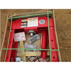 SHOP PRESS, - 75 TON, HAND/AIR, UNUSED